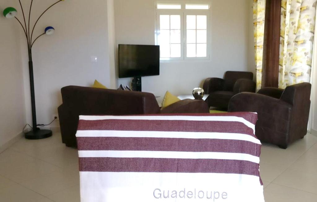 House with 3 bedrooms in Vieux Habitants with wonderful lake view furnished terrace and WiFi 40 km from the beach - main image