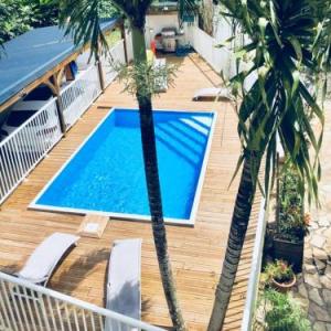 Appartement d'une chambre avec piscine partagee terrasse amenagee et wifi a Sainte Rose