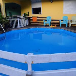 Bungalow with one bedroom in Le Gosier with shared pool furnished terrace and WiFi 5 km from the beach Guadeloupe 