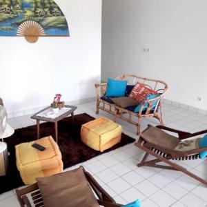 Apartment with 2 bedrooms in Le moule with enclosed garden 