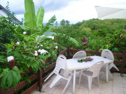 Studio avec vue sur la mer jardin clos et wifi a Marigot a 1 km de la plage - image 2