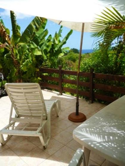 Studio avec vue sur la mer jardin clos et wifi a Marigot a 1 km de la plage - image 3