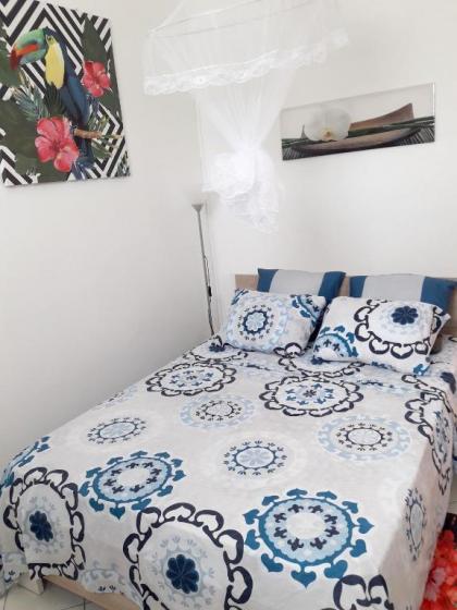Maison d'une chambre avec piscine partagee terrasse amenagee et wifi a Petit Bourg - image 19