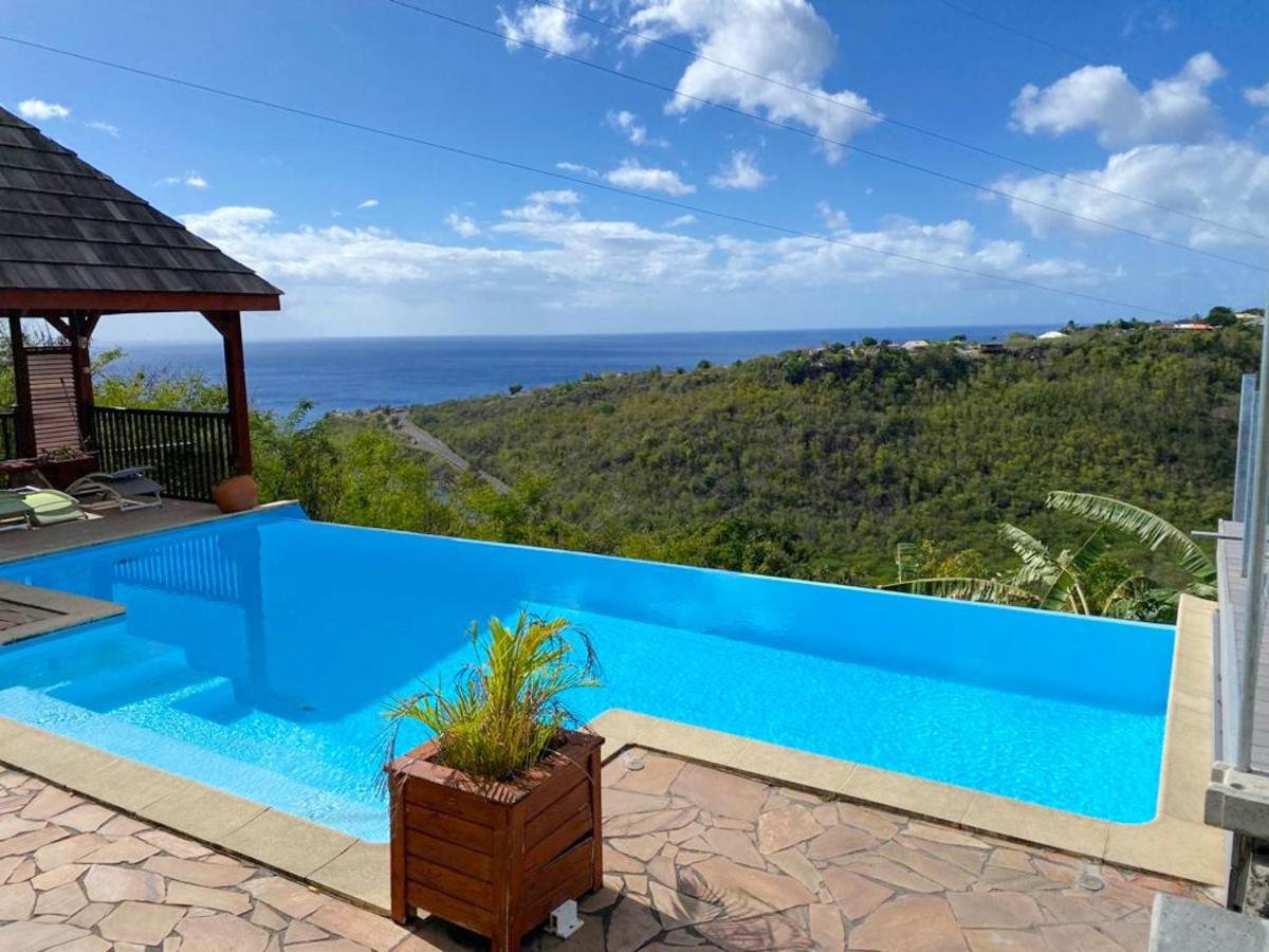 Bungalow de 2 chambres avec vue sur la mer piscine partagee et jardin clos a Vieux Habitants a 6 km de la plage - main image