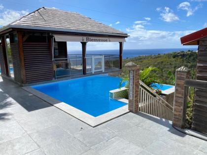 Bungalow de 2 chambres avec vue sur la mer piscine partagee et jardin clos a Vieux Habitants a 6 km de la plage - image 23